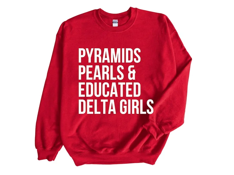 Pyramids Pearls Educated Delta Girls J13 Delta Sigma Theta Founders Day  SVG PNG Mockup Included