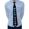 Sound Control Light Up Tie With Follow Music Flash Novelty Shining Ties For Men,Women DJ,Parties,Bars and Mardi Gras
