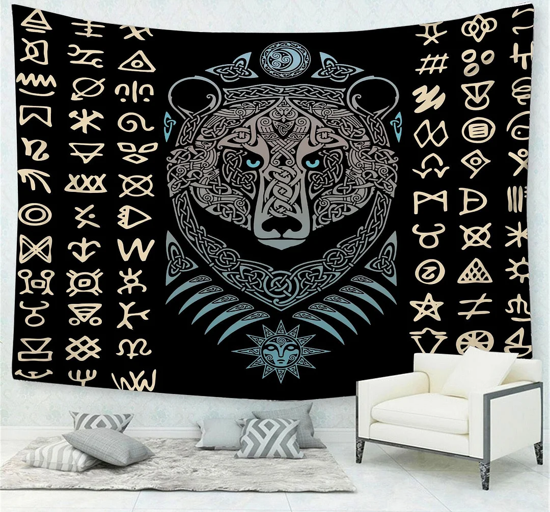 Psychedelic Tapestry For Bedroom Decor 3D Printed Feather Wall Hanging Cloth Tapestry Ancient Religious Totem Travel Camping Mat