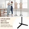 [US Local Warehouse] Dress Form Height Adjustable Sewing Mannequin Female with Stable Metal Base Mannequin Body Torso for Retail Boutique Store