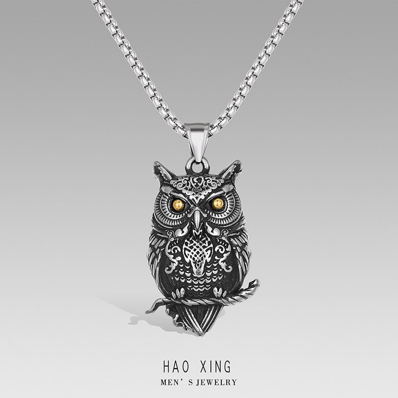 owl necklace