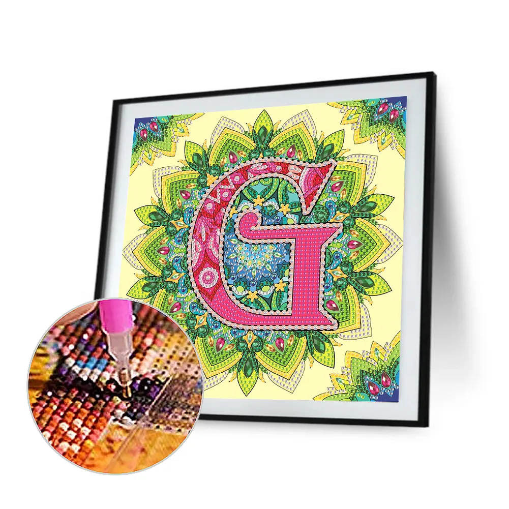 Diamond Painting - Partial Special Shaped Drill - Datura G(30*30cm)