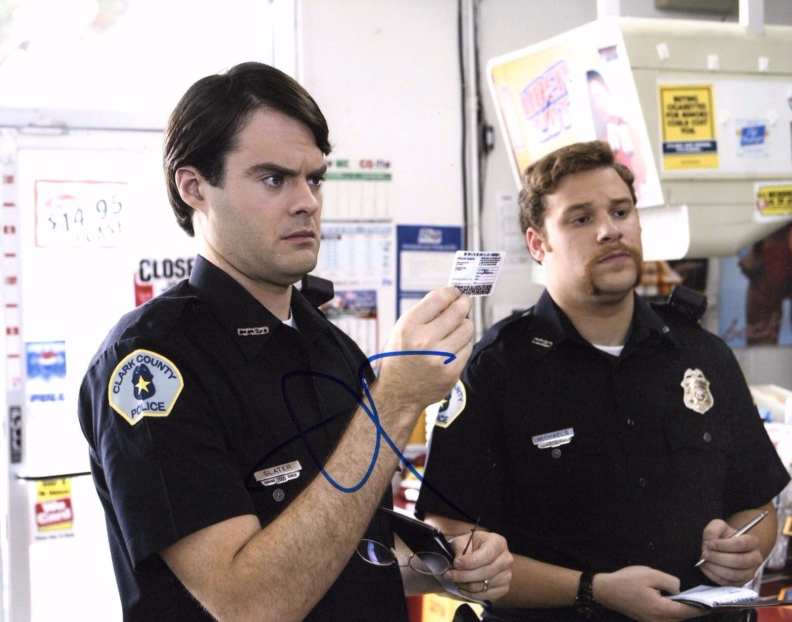 GFA Superbad Officer Michaels * SETH ROGEN * Signed 8x10 Photo Poster painting AD4 COA