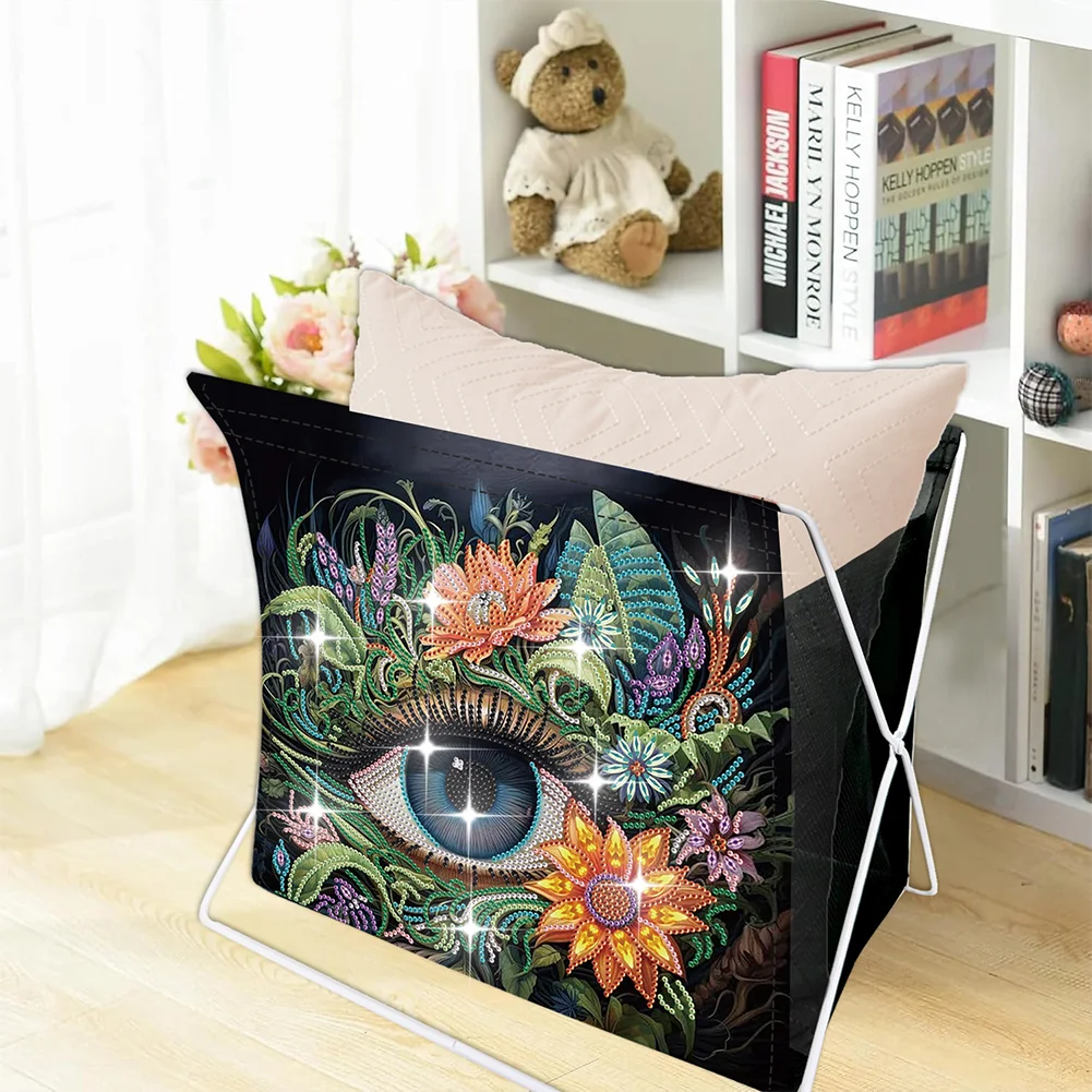 DIY Flower Eyes Special Shape Diamond Painting Storage Rack for Adults Kids