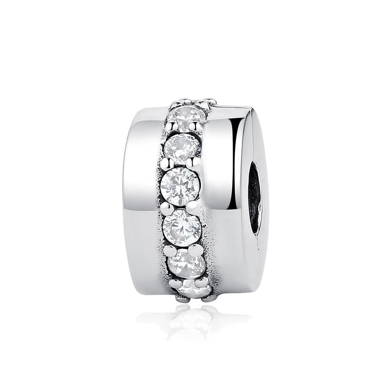 Cute Heart Shape Flower Copper Plating Silver Plated Jewelry Accessories