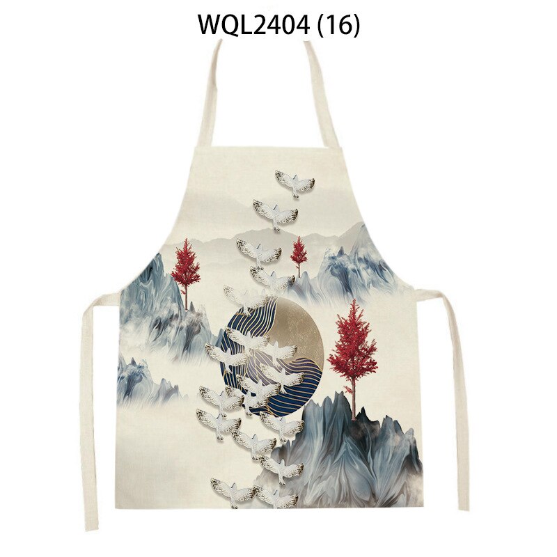 Linen Kitchen Apron Classical mythological animal