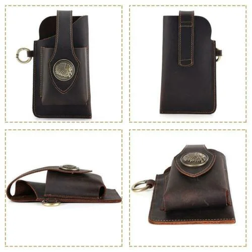 Multifunctional Leather Mobile Phone Bag
