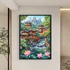 Lotus Pond Loft-11CT Stamped Cross Stitch 40*60cm/15.75*23.62in (Big Size)