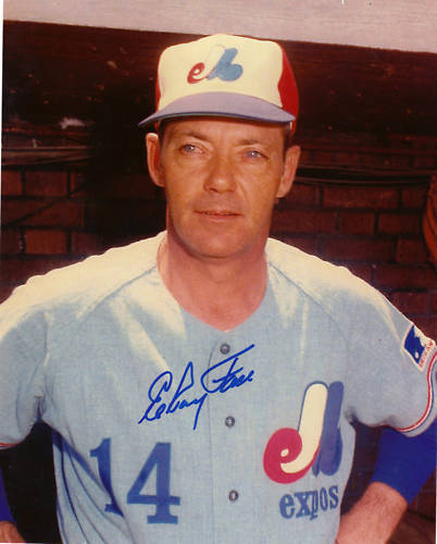 ELROY FACE MONTREAL EXPOS ACTION SIGNED 8x10