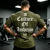 Oversize Cotton A Culture Of Ambition Graphic T-Shirt by Inlyline