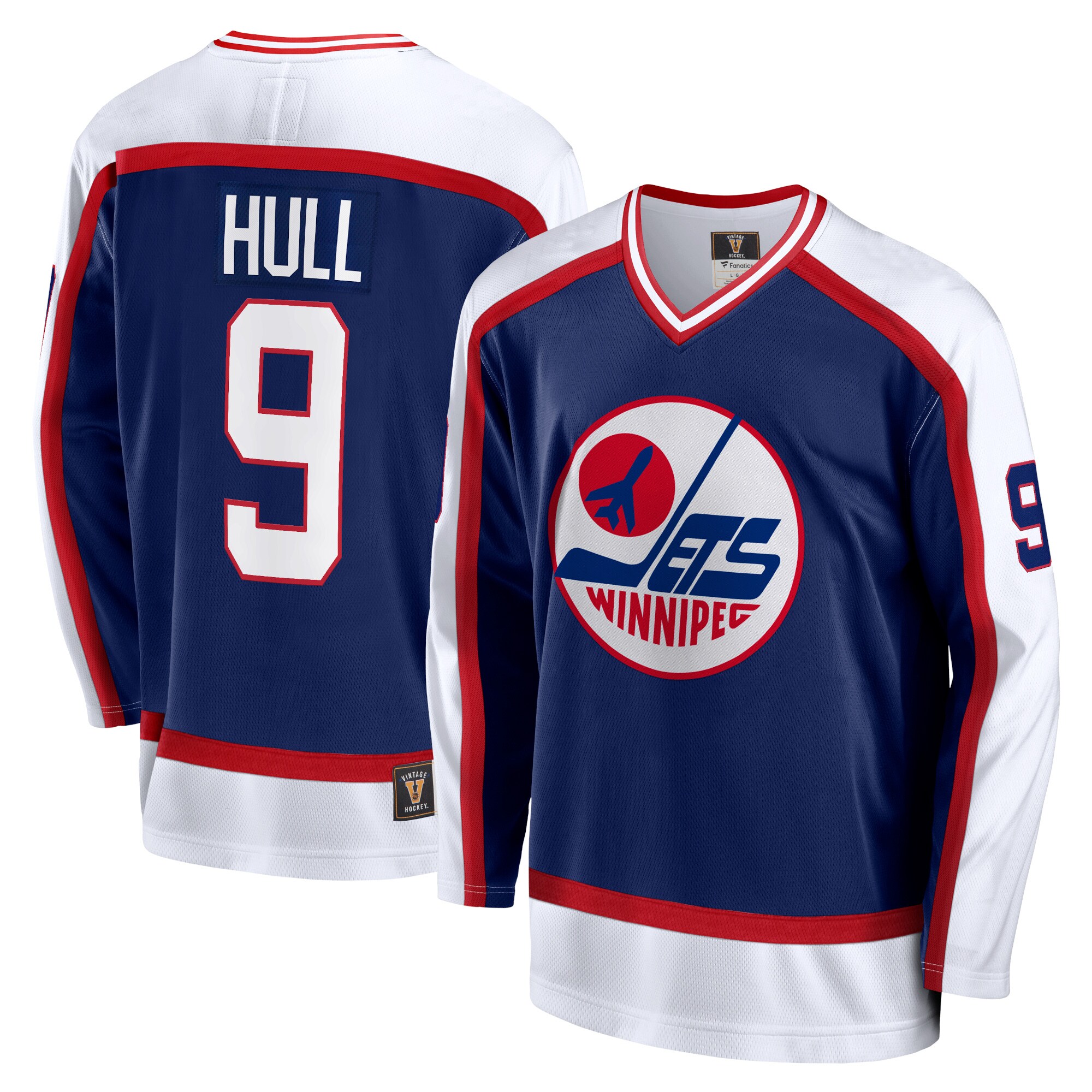 Bobby Hull Winnipeg Jets Fanatics Breakaway Retired   Jersey – Navy mysite