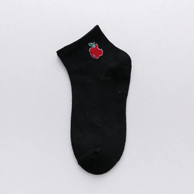 New High Quality Women Girls Casual Striped Candy Colors Cotton Comfortable Harajuku Funny Socks Fashion Female Short Socks