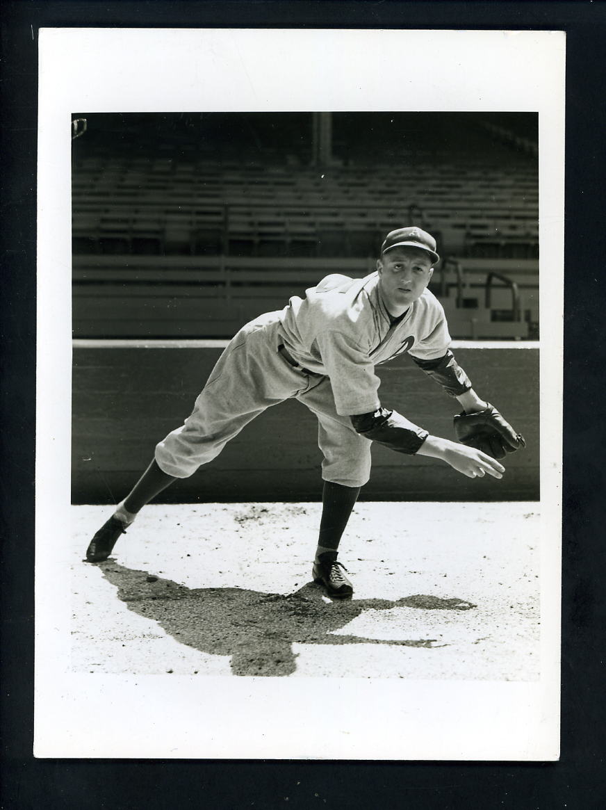 Al Williams circa 1930's Press Original Photo Poster painting Philadelphia A's