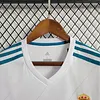 2017/2018 Retro Long Sleeve Real Madrid Home Football Shirt 1:1 Thai Quality