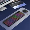 2.4G wireless keyboard & mouse set with card slot ergonomic power saving business office keyboard & mouse set
