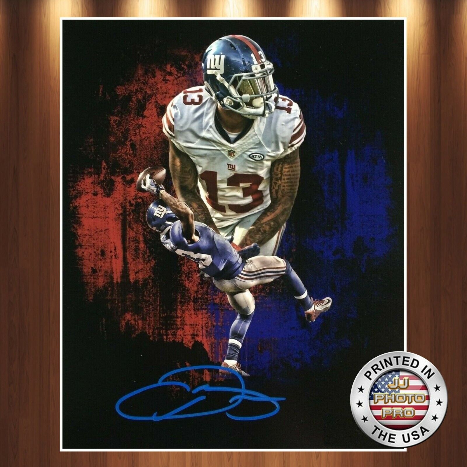 Odell Beckham Autographed Signed 8x10 Photo Poster painting (Giants Browns) REPRINT