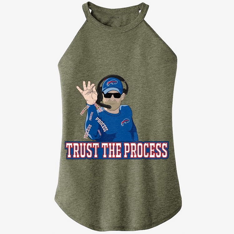 Trust The Process, Football Rocker Tank Top