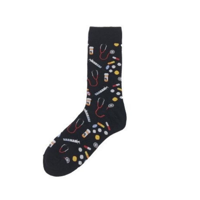 Science Themed Printed Socks