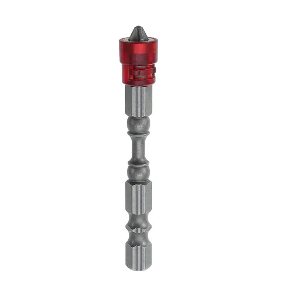 

1/4 inch Hex Shank S2 Steel PH2 Magnetic Electric Screwdriver Bits (Red), 501 Original