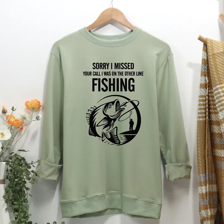 fishing Women Casual Sweatshirt