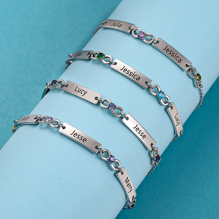 Personalised Infinity Name Bracelet – A Timeless Gift for Anniversaries &  Friendship – BELLE FEVER
