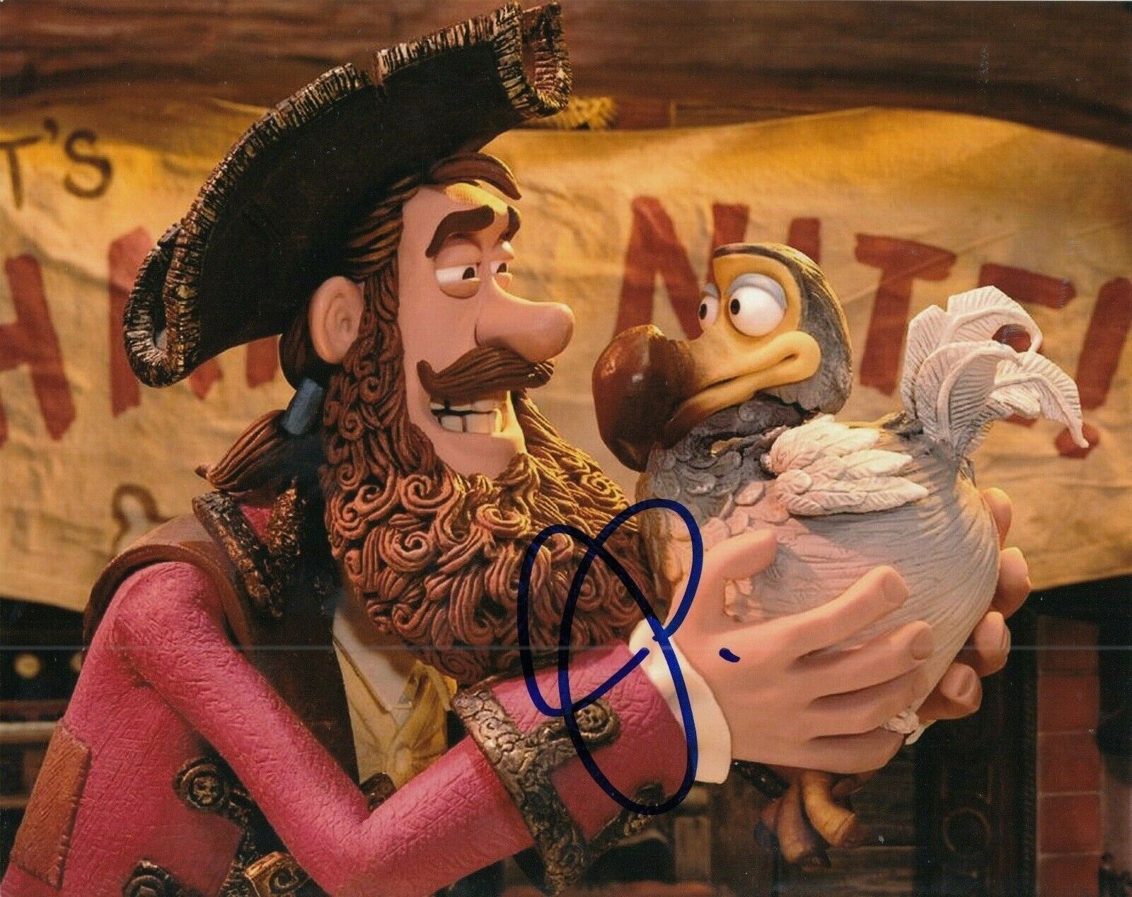 JEREMY PIVEN signed (THE PIRATES! Band of Misfits) 8X10 *BLACK BELLAMY* W/COA #3