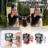 Z3g Metal Snail PTZ,1/4 Adjustable Damping Monitor Bracket,Universal Photography Accessories For Camera Hot Shoe