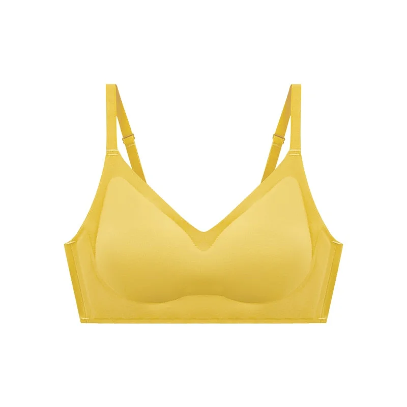 1 Pcs Female Bras Seamless Bra Sports Yoga Seamless Lingerie Wire Free Soft Sleep Wear Everyday Underwear For Woman New BANNIROU