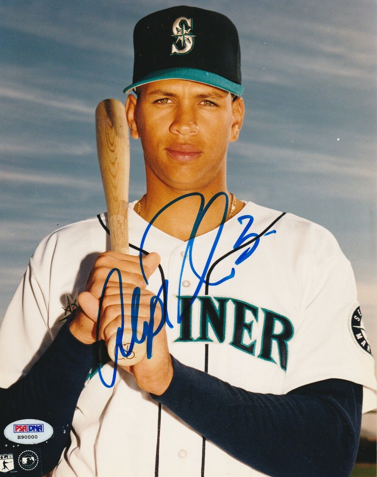 ALEX RODRIGUEZ Signed Seattle MARINERS 8x10 Photo Poster painting w/ PSA COA