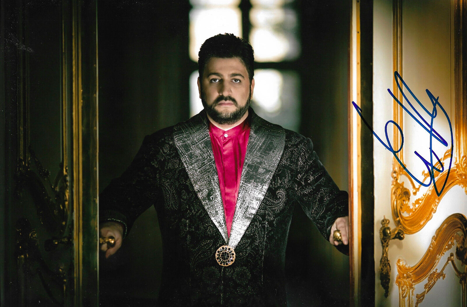 Yusif Eyvazov Opera signed 8x12 inch Photo Poster painting autograph