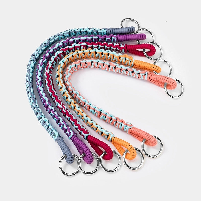 Rope Knitting Geometric Bag Strap