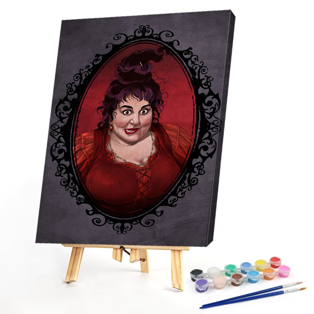 

40*50CM - Paint By Numbers - Sinister Witch, 501 Original