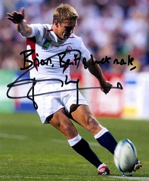 JONNY WILKINSON Signed Photo Poster paintinggraph - England Rugby Union 2003 World Cup Preprint