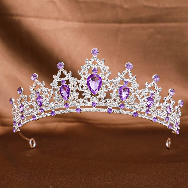 Women’s Elegant Streetwear Crown Alloy Plating Rhinestones Crown