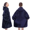 Comoda felpa con coperta oversize per adulti e bambini