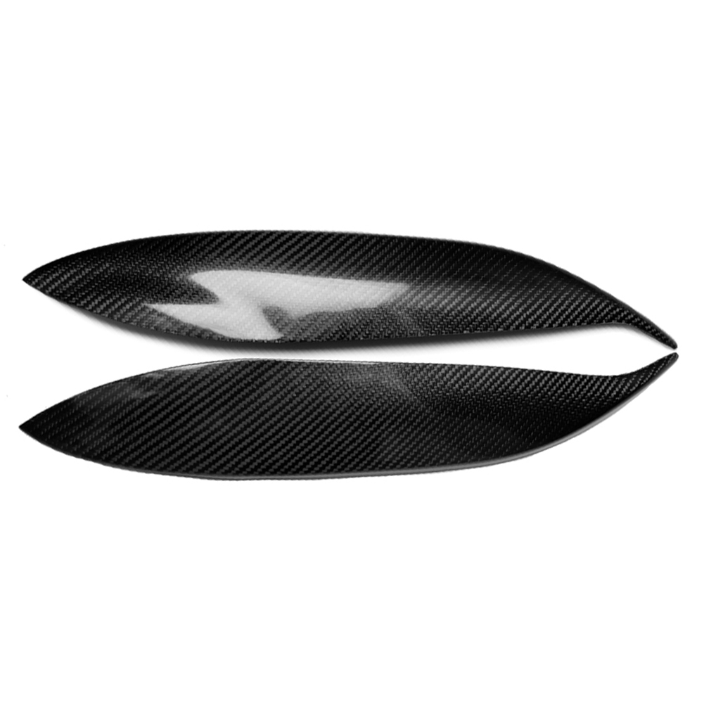 

Genuine Carbon Fiber Headlight Headlamp Eyelids for Honda Civic 1996-1998, 501 Original