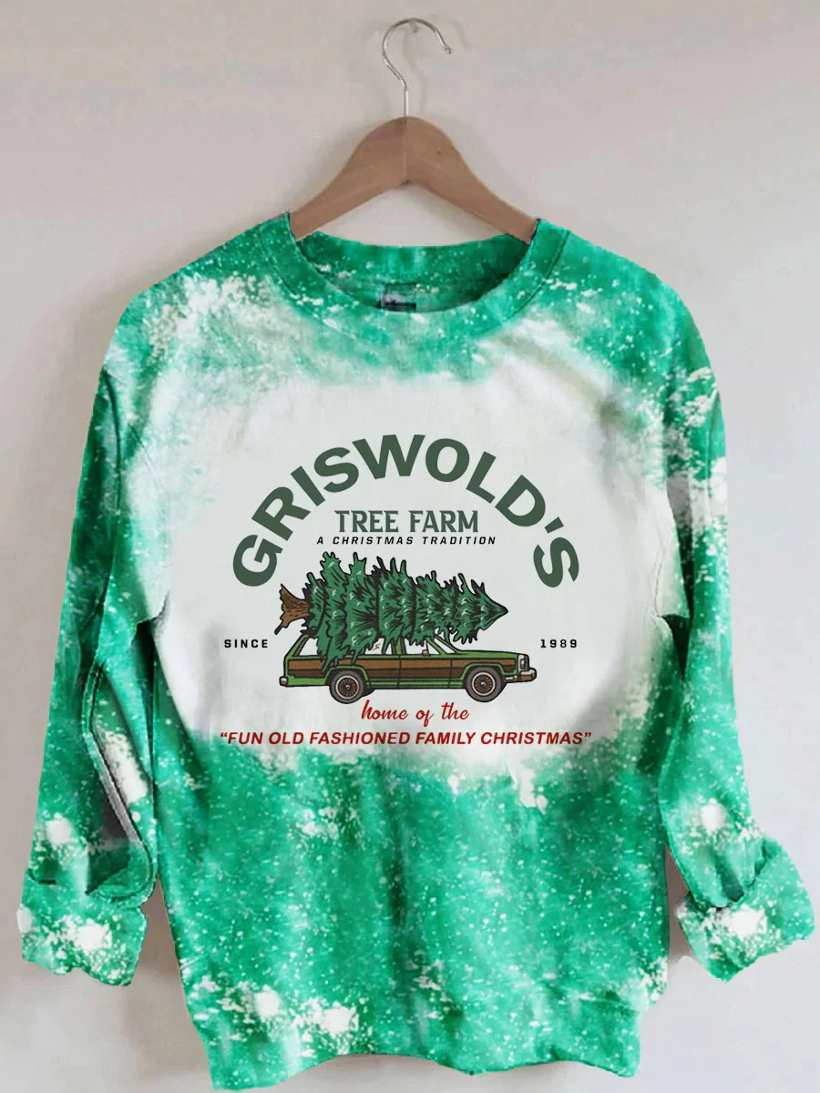 Griswold Christmas Tie Dye Sweatshirt