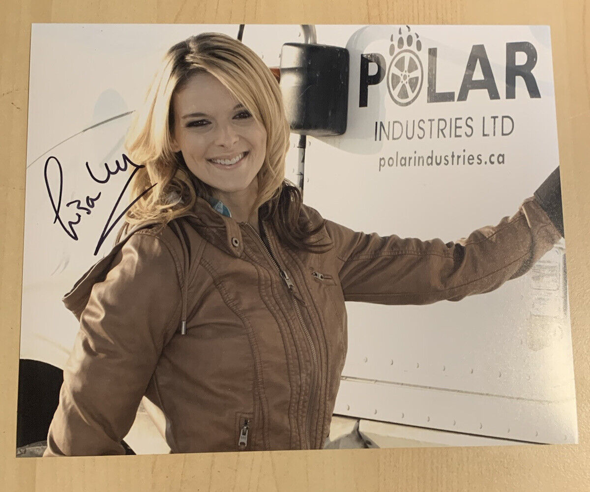 LISA KELLY SIGNED 8x10 Photo Poster painting AUTOGRAPHED ICE ROAD TRUCKERS TV STAR SHOW COA