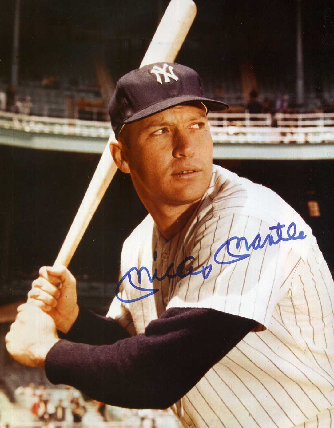 MICKEY MANTLE Signed Photo Poster paintinggraph - American Baseball Legend - preprint