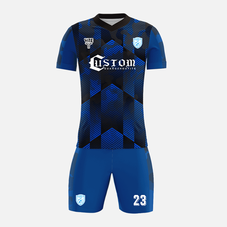 YITE | YTZQ069-Blue  And White Soccer Uniforms