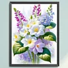 Flowers-11CT Stamped Cross Stitch 30*40cm/11.81*15.75in