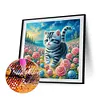 Diamond Painting-DIY Crystal Rhinestone Cat(40x40 CM)