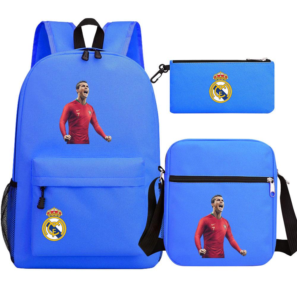 Mayoulove Cristiano Ronaldo Backpack Durable Design for School and Outdoor Activities-Mayoulove