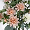 Blooming 5 Heads Tall Stem Artificial Dahlia Flower