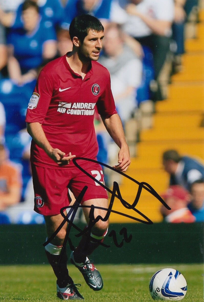 CHARLTON ATHLETIC HAND SIGNED DANNY HOLLANDS 6X4 Photo Poster painting 1.