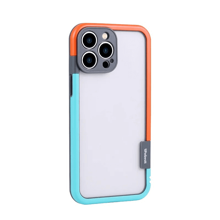 Color Matching Slim No Back Bumper Iphone Case