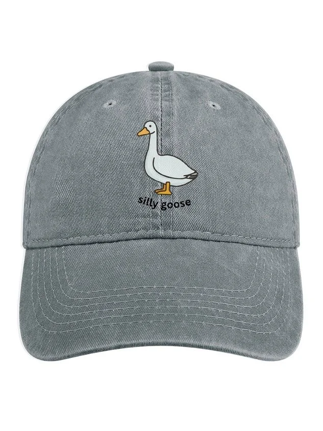 Funny Silly Goose Denim Hat socialshop