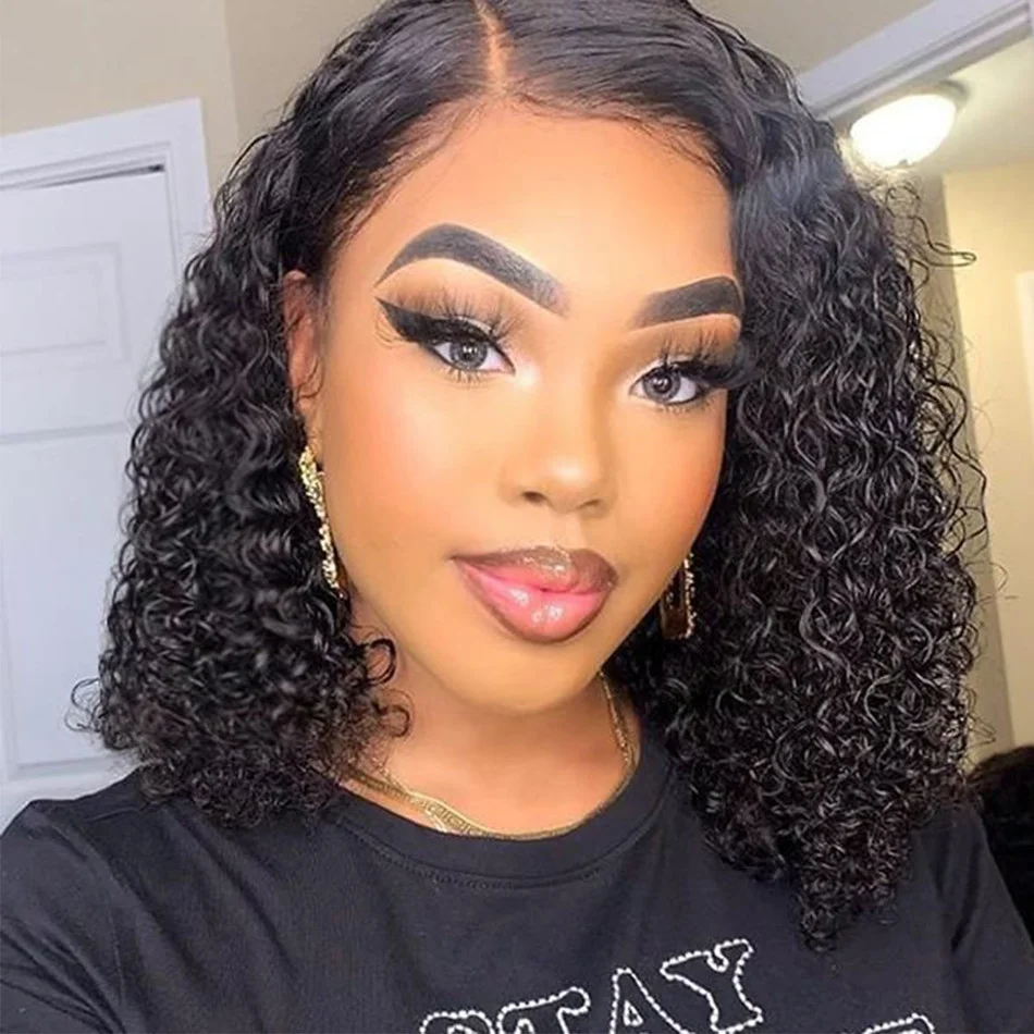 Jewtribute Hair®|Short Bob Wigs Water Wave Wigs