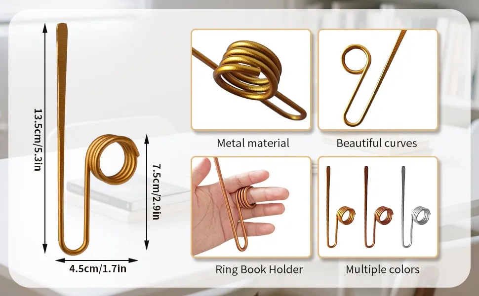 Finger Ring Book Opener Holder for Book Lovers