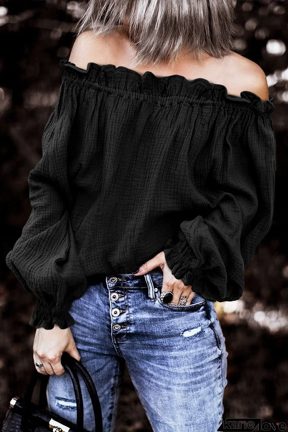 Off-the-shoulder Ruffle Top